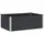 vidaXL Hochbeet 150 x 100 x 54 cm Schwarz