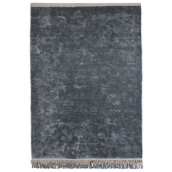 Flowerbox Teppich »Velvet Touch« - blau