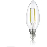 Hellum LED Kerzenlampe 2700K 2W E14, E14 Klar, 250lm