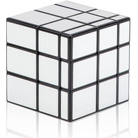 Cooja Zauberwürfel Spiegel Cube, Mirror Magic Cube Puzzle Silber Besondere Würfel für Puzzle Cube Enthusiasten Konzentrations Würfel für Kinder Erwachsene