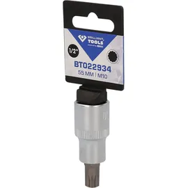 BRILLIANT TOOLS 1/2" Vielzahn-Bit-Stecknuss 55 mm M10
