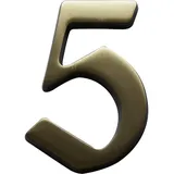 Alpertec Hausnummer 5 Bronze Hausnummern Hausnummerschild - Alpertec