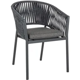 BIZZOTTO Florencia Gartenstuhl 57 x 57 x 80 cm anthrazit 1 St.