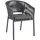 BIZZOTTO Florencia Gartenstuhl 57 x 57 x 80 cm anthrazit 1 St.