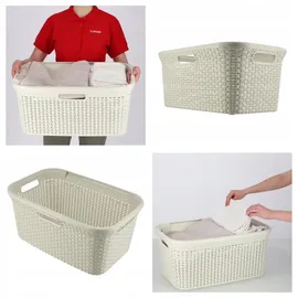 Curver Wäschekorb Rattan 45L