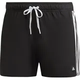 adidas Herren Shorts 3-Streifen CLX BLACK/WHITE, M