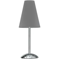Tischleuchte Richard Grigio Grau/Chrom max. 22 Watt