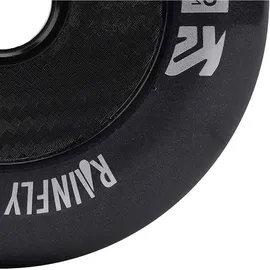 K2 Skate RAINFLY 90MM - 4 Pack Unisex – Erwachsenen Inline Skate Rollen — Black — 30G3090