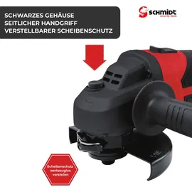 SCHMIDT security tools AG-115 inkl. 4,0 Ah Akku + Ladegerät