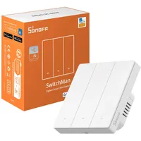 Sonoff Zigbee Smart Light Switch 3 St. Weiß