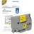 MediaRange Schriftband MRBTZ621 kompatibel zu Brother TZ-621/TZe-621, permanent haftend, 9mm, 8m, laminiert, Schwarz auf gelb