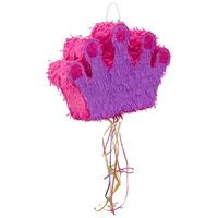 Relaxdays Krone Piñata Lila/Pink