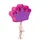 Relaxdays Krone Piñata Lila/Pink