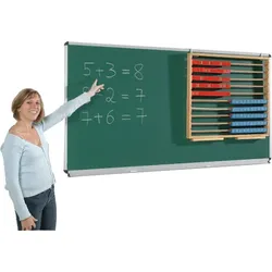 Wandtafel aus Stahl, Serie ST, grün