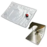DEMA Entsafter Bag in Box Edelstahl Abfüllhalter für Saftbeutel 3-10 Liter, 10cm