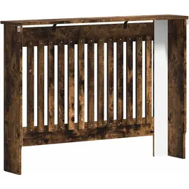 vidaXL Heizkörperabdeckung Geräucherte Eiche 112 x 19 x 81,5 cm