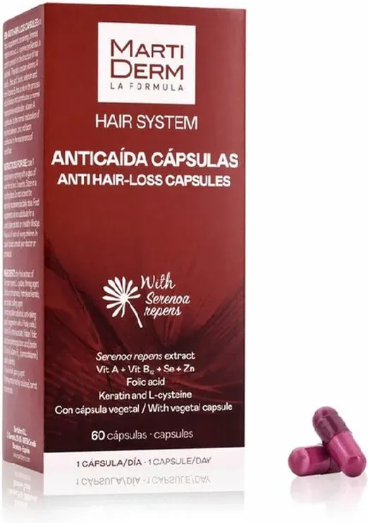 Martiderm HAIR SYSTEM Anti-Haarausfall-Kapseln 60 Stück