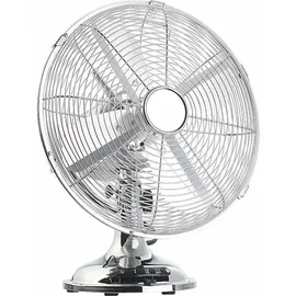 Sichler Haushaltsgeräte Vollmetall Tischventilator 30 cm Retro