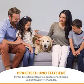 IOIO HT 2000 Elektronisches Heizkörperthermostat 4 Stück programmierbar