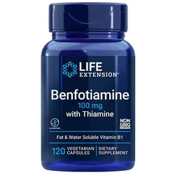 Life Extension Benfotiamine with Thiamine (120 veg.Kapseln)