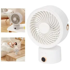 Montegoni USB Tischventilator 10 cm Tischventilator Weiß