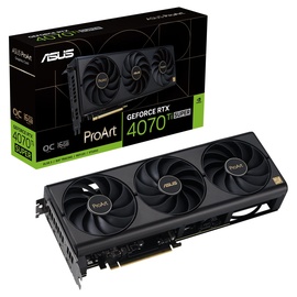 Asus ProArt GeForce RTX 4070 Ti SUPER OC, PROART-RTX4070TIS-O16G, 16GB GDDR6X, HDMI, 3x DP (90YV0KJ0-M0NA00)