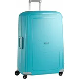 Samsonite S'Cure - Handgepäck Koffer 55 x 40 x 20 cm - Hartschalen Kabinentrolley passend für die meisten Airlines inkl. Ryanair und EasyJet - Trolley mit 4 Rollen, TSA-Schloss, Leicht - 34 L - Blau