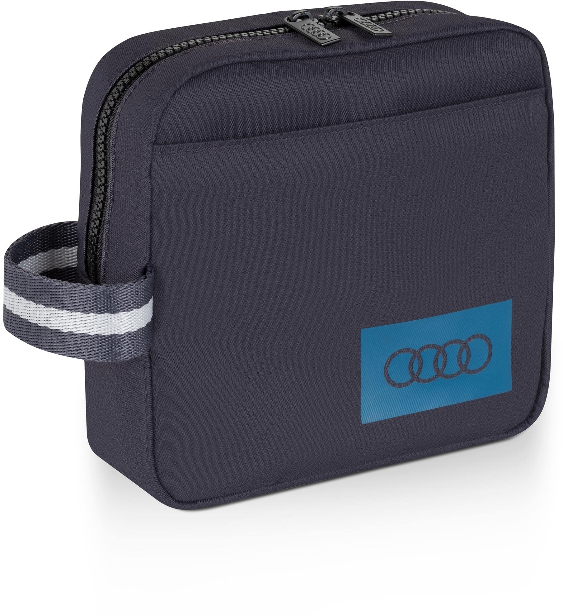 Audi 3152300300 Utilitytasche Utensilientasche Tasche, mit Audi Ringe Logo, grau