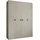 abiks möbel Drehtürenschrank COMO 180 x 245,5 x 50 cm Schwarz