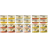 GOURMET Gold Adult MIX mit Rindfleisch, Thunfisch, Geflügel, Huhn, Lachs 24x85g