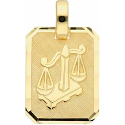 Ketten-Anhänger ADELIA ́S "333 Gold Sternzeichen Anhänger Waage", gold, Schmuckanhänger, Damen, Damen, Waage, Gelbgold 333, Goldschmuck für Damen & Herren