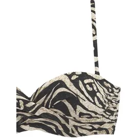 Bruno Banani Bügel-Bandeau-Bikini Damen Braun 38 Cup D