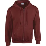 Gildan Heavy Blend Kapuzensweatjacke Herren Pink S
