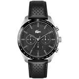 Lacoste Chronograph-Quarzuhr der BOSTON Kollektion für Herren mit Leder- oder Edelstahlarmband in Glieder- oder Mesh-Design