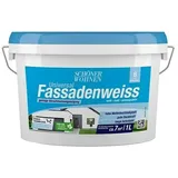 Schöner Wohnen Universal Fassadenfarbe weiß 1 L Fassadenweiss