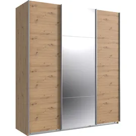 WIMEX Schwebetürenschrank Norderstedt 180 x 210 x 64 cm braun