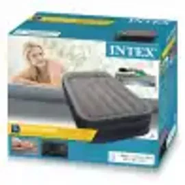 Intex Luftbett mit Pumpe Gästebett Luftmatratze 191x99x46 cm - Hellgrau