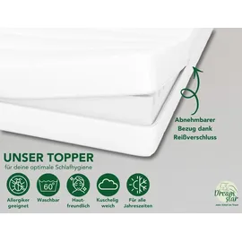 Dreamstar Topper Easy Flex 140 x 200 cm weiß