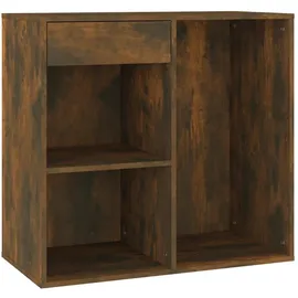 vidaXL Kosmetikschrank Räuchereiche 80x40x75 cm Holzwerkstoff