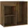 vidaXL Kosmetikschrank Räuchereiche 80x40x75 cm Holzwerkstoff