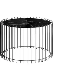 lookway Marbelle Schwarz Marmor 60 x 39 x 60 cm