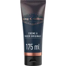 King C. Gillette Original Rasiercreme, 175 ml, für eine professionelle Rasur