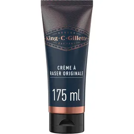 King C. Gillette Original Rasiercreme, 175 ml, für eine professionelle Rasur