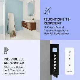 Klarstein La Palma 900 smart Infrarotstrahler silber