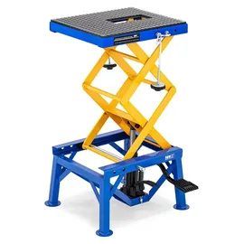 MSW Hebebühne Stahl 35-87 cm blau