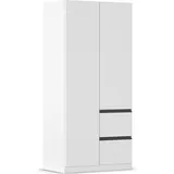 Rauch »Kleiderschrank Schrank Garderobe Wäscheschrank COSTA«, Breite 91 cm grifflose Front mit Push-to-Open Funktion MADE IN GERMANY