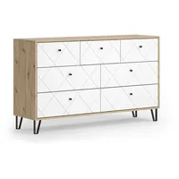 Vicco Kommode Nizza, mit 7 Schubladen