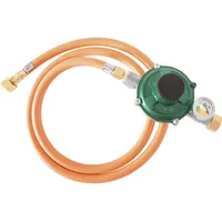 Alfa Forni Gasschlauch 50 mBar Kunststoff/Metall grün
