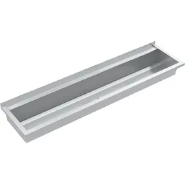 KWC Waschrinne, PLANOX, Edelstahl, W.-Mont., 1800x210x442 mm, m. Arm-bank