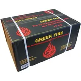 Greek-Fire (1kg4,49€) Holzkohlebriketts 10kg  Premium-Qualität für Grill-Profis